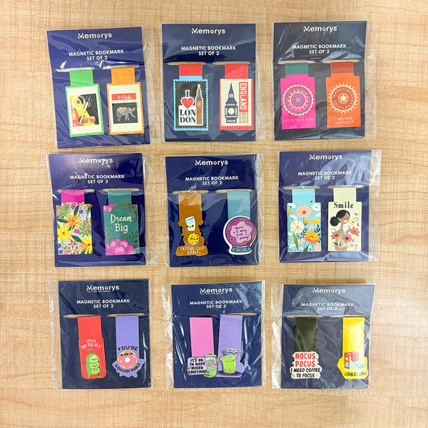 AM6640 Mix-Design Magnetic Bookmarks (Set of 2)