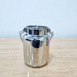 AM6010 Madhuram Stainless Steel Milk Pot Akhand Barni Jar with Lid and Handle - 500ml