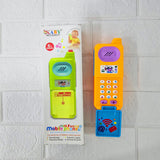 AM6017 Mini Funny Baby Mobile Phone Toy – Musical, Light & Sound Learning Toy for Kids (6+ Months)