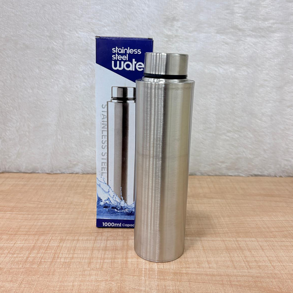 AM6666 Single-Walled Spill-Proof Stainless Steel Water Bottle - 1000ml (Pack of 1)
