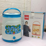 AM5160 Cello Fountain Plastic PU Insulated Water Jug 10 litres, Blue | Leak Resistant | Wide Mouth for Cleaning | BPA Free | Easy to Carry | Ideal for Travel, Picnic, Homes, Offices, Shops & Clinics