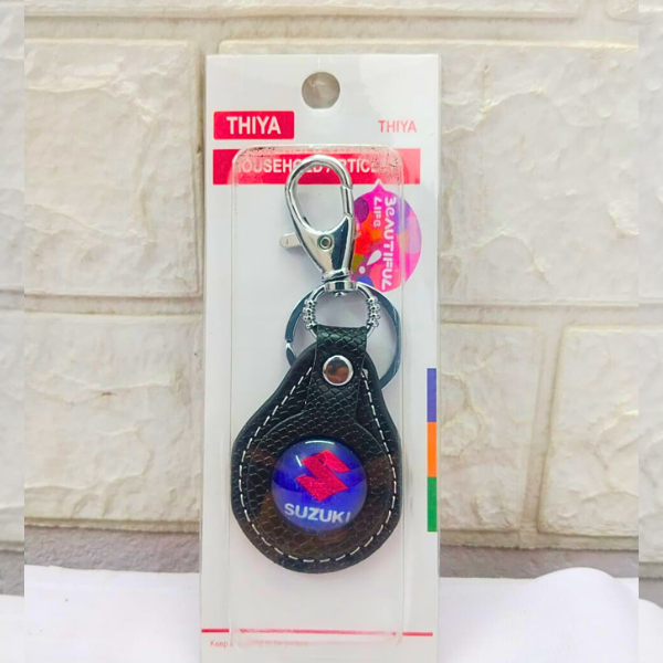 AM5252 Thiya Metal And Leather Keychain (Multi-Design) - Pack of 1 Pcs