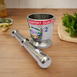 AM5343 Mortar and Pestle Set for Kitchen Set of 1 Medium