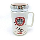 AM5352 Ceramic Coffee Tea Mug with Lid- Multidesign
