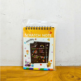 AM5279 Scratch Mini Notebook with Wooden Stylus for Kids Art (size- 10x14cm, Pack of 1 Pcs)