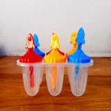 AM3843 Rocket Design 6pc Ice Candy Mold ,Popsicle Maker