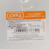 AM3946 Joyful Storemax 3 Piece Printed Kitchen Storage Container Set with Scoop, Capacity – 5000 ml, 7500 ml, 10000 ml