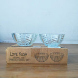 AM3860 Love Kush Premium Glass Bowl Set (2Pcs)