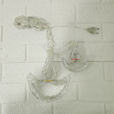 Di0068 10 Fairy Diya LED Curtain String Lights with Flashing Modes - 5x5 (Warm)