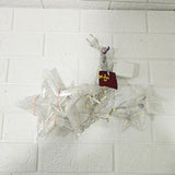 Di0061 12 Stars LED Curtain String Lights with Flashing Modes - 6x6 (Warm)