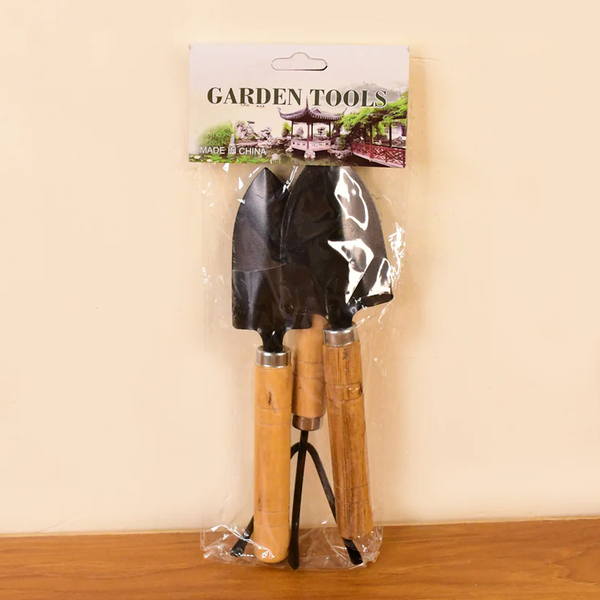 15841 Garden Tool Kit Durable Hand Tools Set with Wooden Handle (3 Pc)