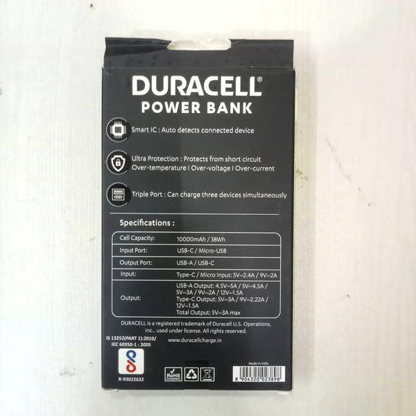 AM5873 Duracell Power Bank 10000 mAh