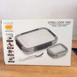 AM5104 Steel-Lock 1000 Lunch Box with Small Container & Spoon