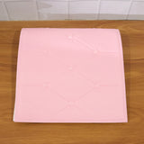 16024 Self Adhesive 3D Foam Wall Panel Cushion Wallpaper (1 Pc, Pink, 69x35 Cm)