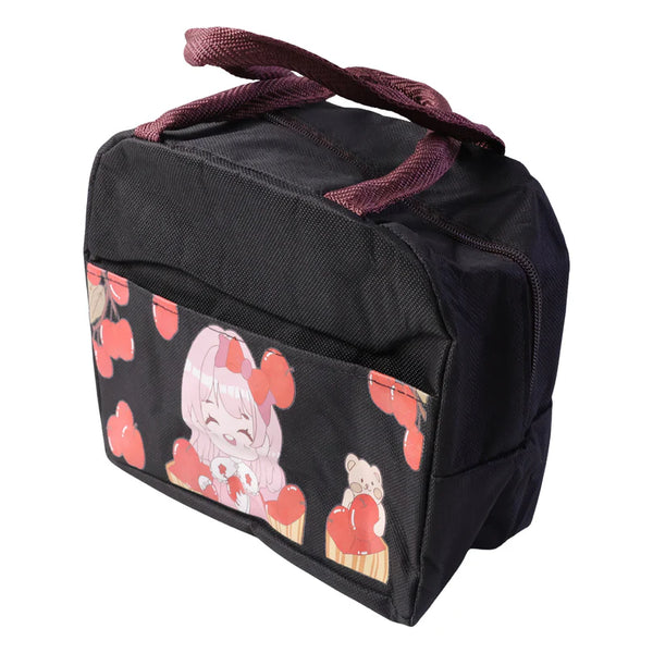 18303 Insulated Lunch Bag with Cute Cartoon Design (1 Pc)