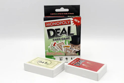 AM2902 Monopoly Deal Card Game 5215 8 years 108 Deal Cards and instructions