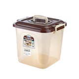 AM5713 JOYO Kitchen King Container 16.5 Ltr (Pack of 1) Medium Rectangular Plastic Container Multipurpose Stackable Storage Box with Lid & Handle