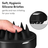 A06522 Scalp Massager Shampoo Brush – Soft Silicone Bristles for Gentle Care