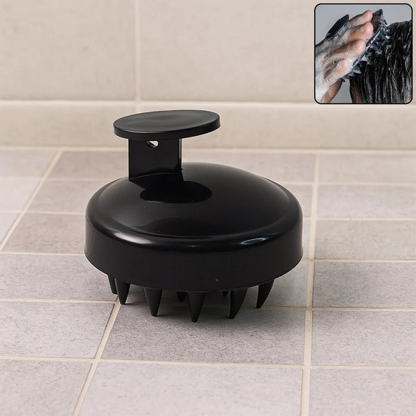 A06522 Scalp Massager Shampoo Brush – Soft Silicone Bristles for Gentle Care