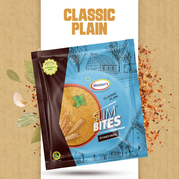 0012 Maniarr's Plain Khakhra Wheat Chips (200Gm)