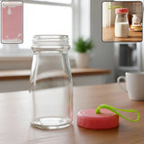 9866 Premium Glass Bottle with Leak-Proof Lid 300 ML