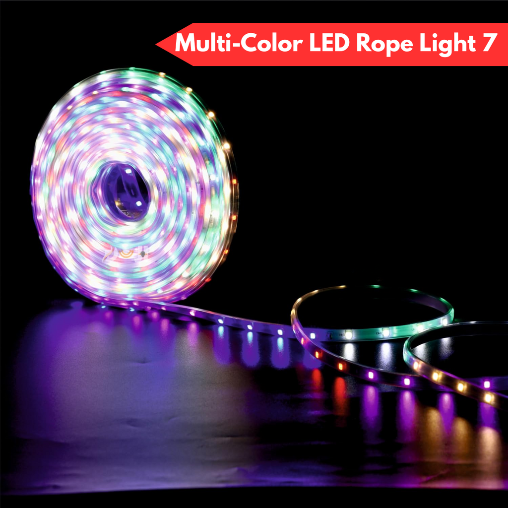 4 Color Led Rope Light Di0381 Multi-Color LED Rope Light – AR-2835R Flexible Strip for Mood ...