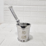AM5344 Tizer Stainless Steel Heavy Mortar and Pestle Set - Big