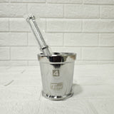 AM5345 Tizer Stainless Steel Heavy Mortar and Pestle Set - Large