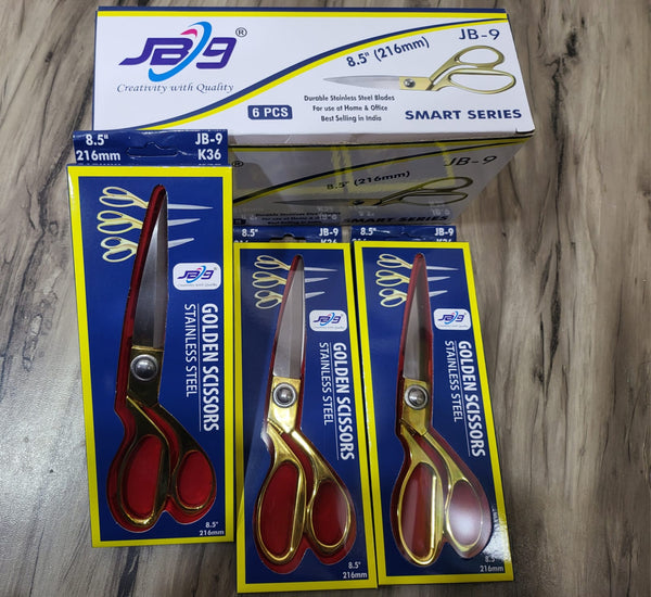 AM2739 JB-9 K-36 Multipurpose Stainless Steel Gold-Plated Scissors 216mm 8.5" (1pcs)