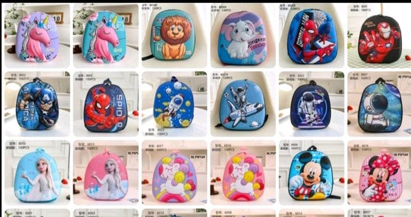 AM2716 Eva Small School Bag Cartoon Backpack  Kids Multi-Purpose Baby Bag for Kids  Bag 3D