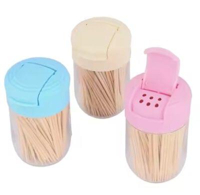 AM2723 Round toothpick 2 Side Wooden