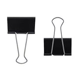 AM2175 Professional Black Clip 12Pcs Binder Clip 32mm