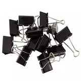 AM2175 Professional Black Clip 12Pcs Binder Clip 32mm