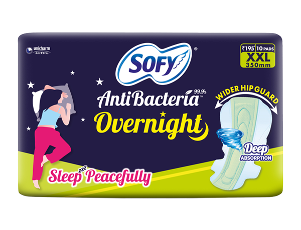 AM2318 Sofy Anti-bacteria Overnight XXL Sanitary Pads 10 Pads 350mm