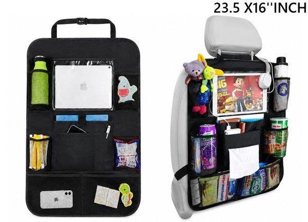 A07068 Multi-Pocket Car Backseat Storage Organizer with Tablet Holder