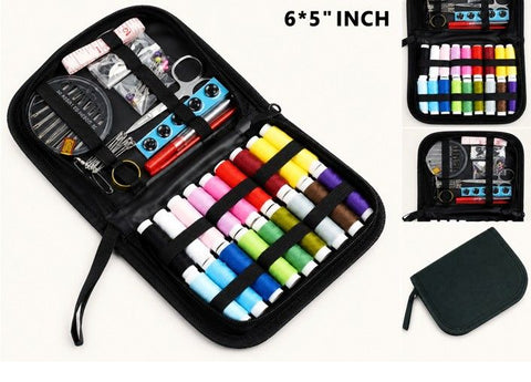 A07067 STRJ-613 Portable 86-Piece Sewing Kit with Zipper Travel Case