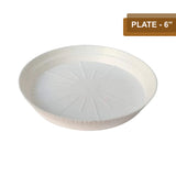 AM0930 Plastic Botton Tray Plate 6 inch Round Plastic Pot