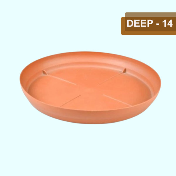 AM0942 Flower Pot Plant Saucer 14 Inch Base Plate Tray