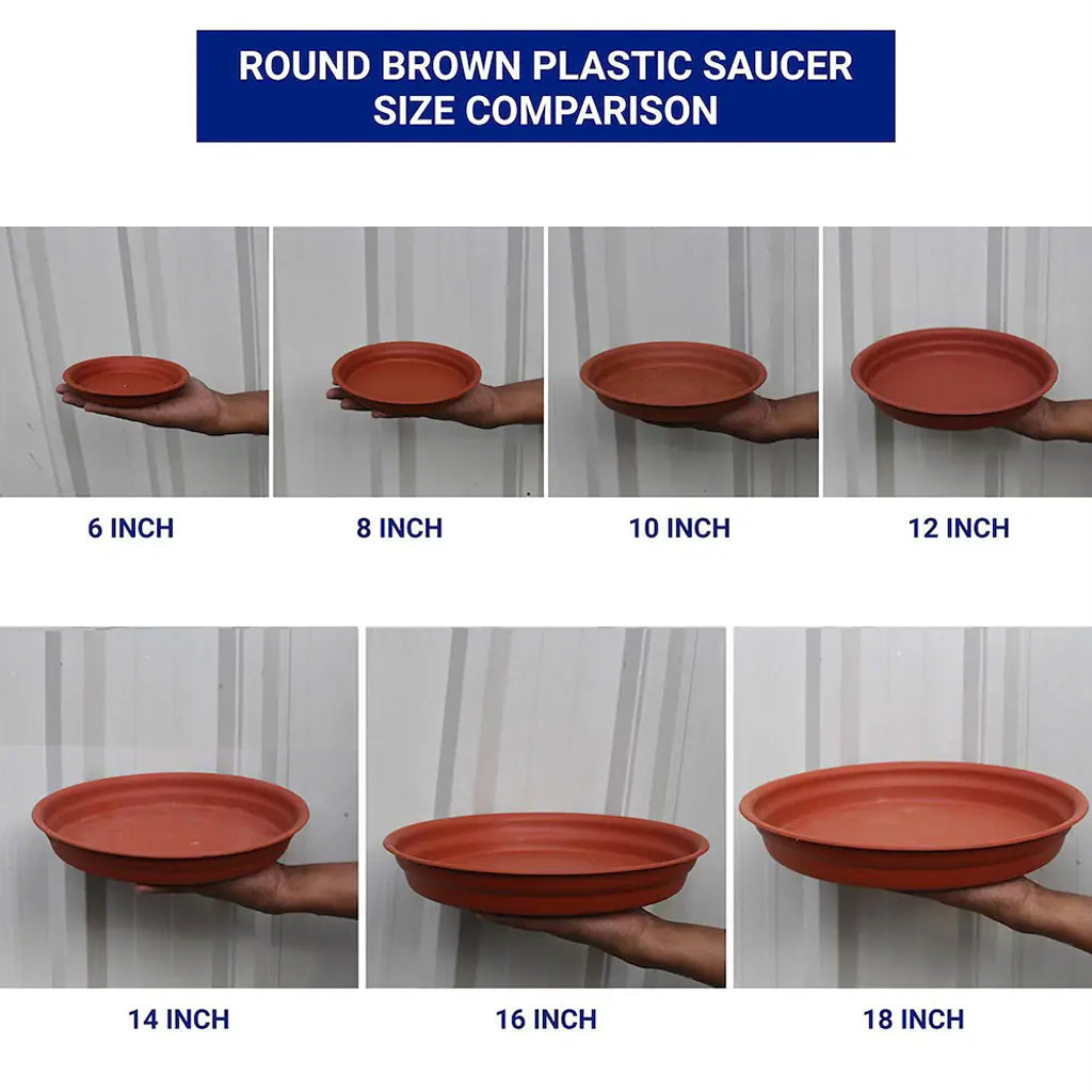 18 in plant saucer AM0944 Flower Pot Plant Saucer 18 Inch Base Plate Tray – Amd-Deodap