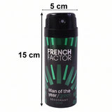 23715 French Factor Man Of The Year Green Body Spray (1 Pc, 150 ML)