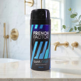 23713 French Factor Lust Blue Deodorant Body Spray (1 Pc, 150 ML)