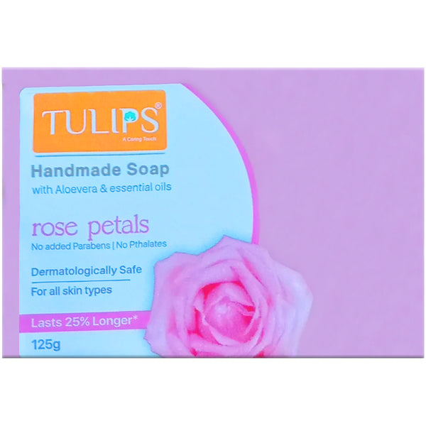 AM2059 Tulip Handmade Soap Rose Petals With Aloevera & Essential Oils