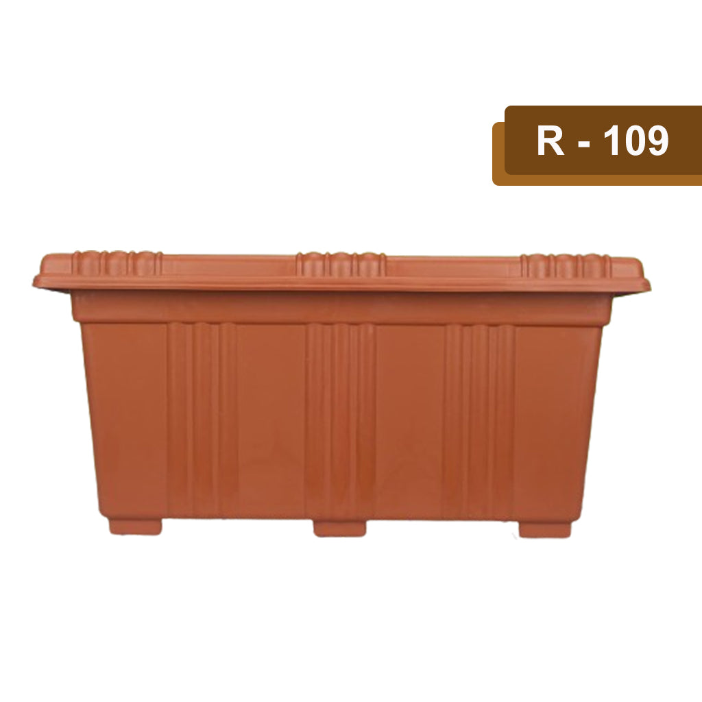 Deep Rectangular Pots AM0860 Deep heavy Planter Rectangle pot 530X290X250 – Amd-Deodap