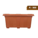 AM0856 Deep Plastic Rectangle Planters Pots 52cmx27cmx24cm