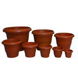 AM0813 Deep Virgin Plastic Round Planter 22 inch