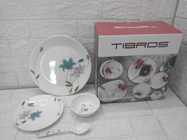 AM3662 Tibros Melamine Dinner Set 24Pcs