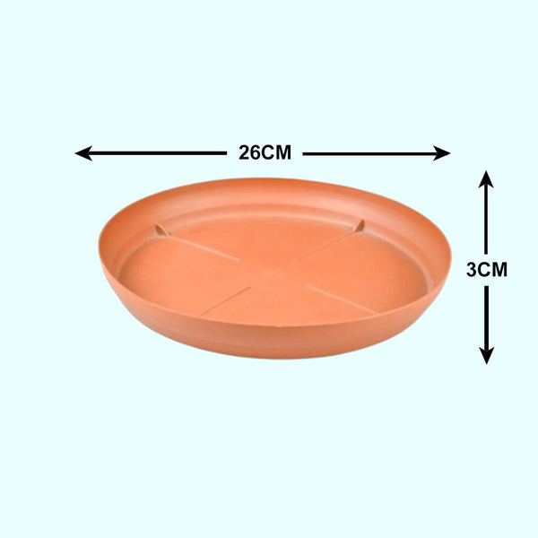 AM0939 Flower Pot Plant Saucer 8 Inch Base Plate Tray