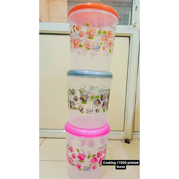 AM0960 Print Flowers Container 11000ML