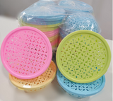 3509 Plastic Multipurpose Baskets For  Kitchen Storage Kothmir Basket - Multicolor -1pcs