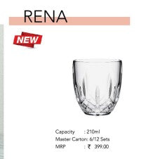 AM2687 CELLO Rena 210ml Tumbler Juice Glass 6pcs Set